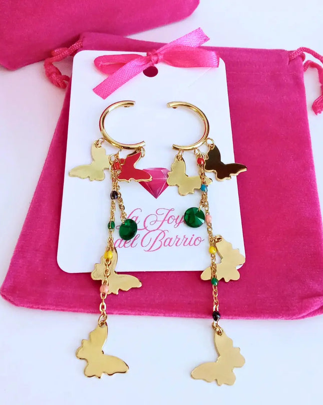 Pendientes MARIPOSAS Dorados