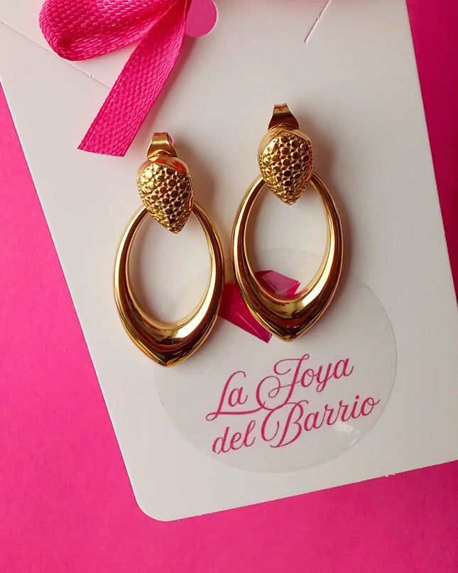 Pendientes PIÑA Dorados