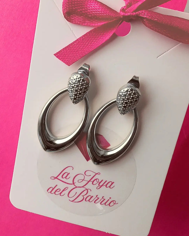 Pendientes PIÑA Plateados